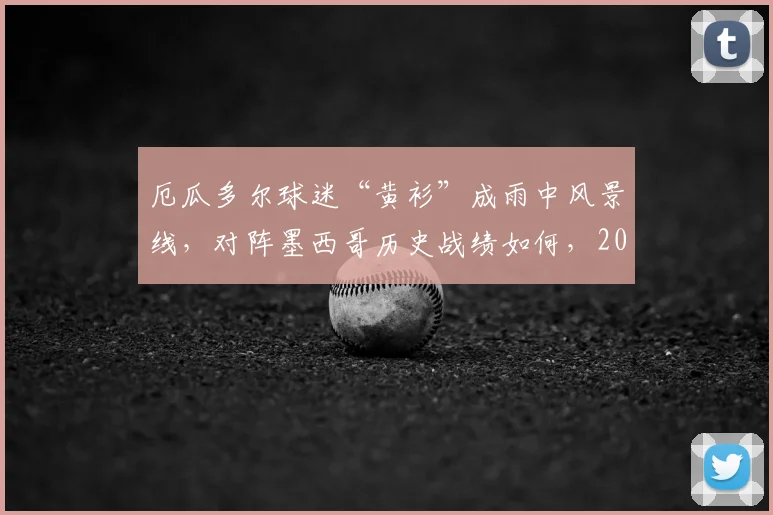 厄瓜多尔球迷“黄衫”成雨中风景线，对阵墨西哥历史战绩如何，2026能否晋级？